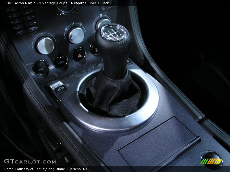 Meteorite Silver / Black 2007 Aston Martin V8 Vantage Coupe