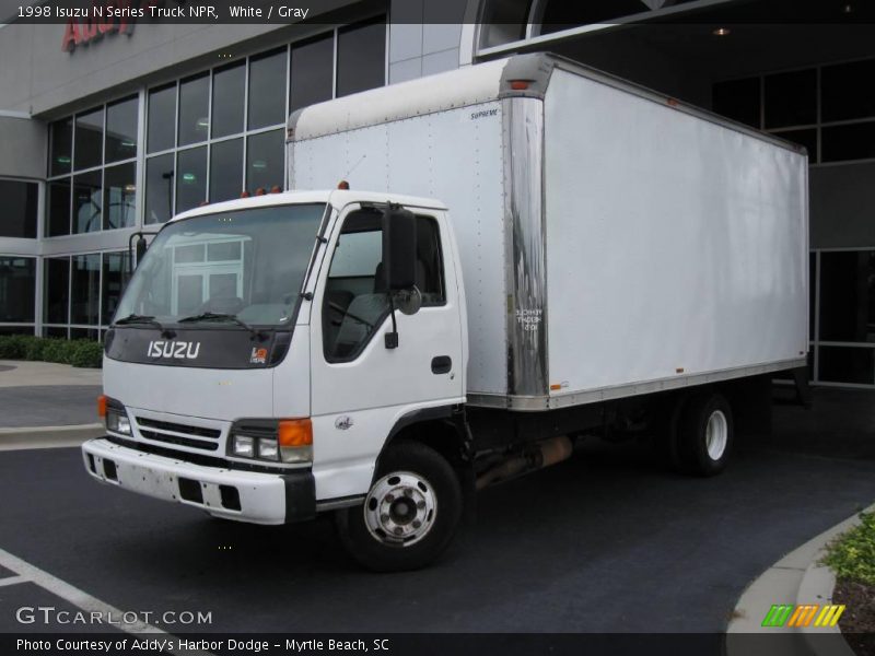 White / Gray 1998 Isuzu N Series Truck NPR