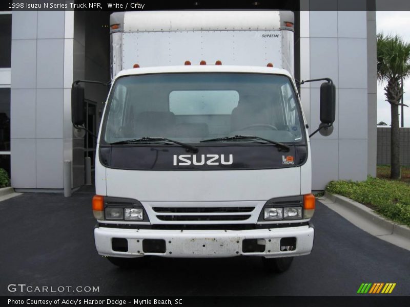 White / Gray 1998 Isuzu N Series Truck NPR