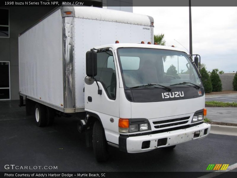 White / Gray 1998 Isuzu N Series Truck NPR