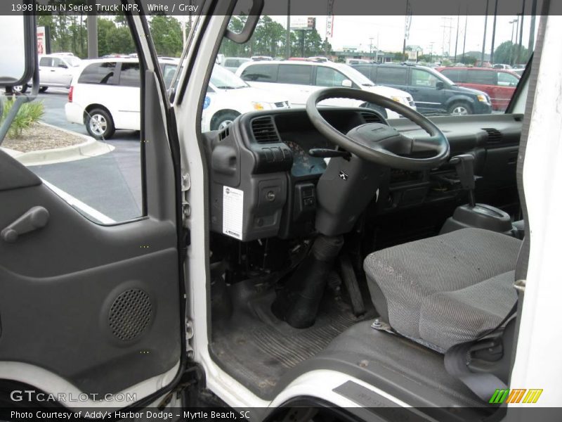 White / Gray 1998 Isuzu N Series Truck NPR