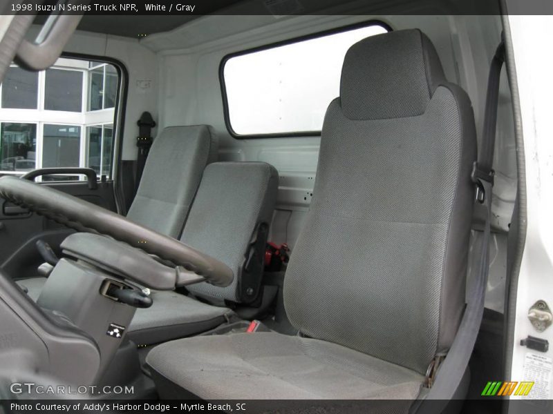 White / Gray 1998 Isuzu N Series Truck NPR