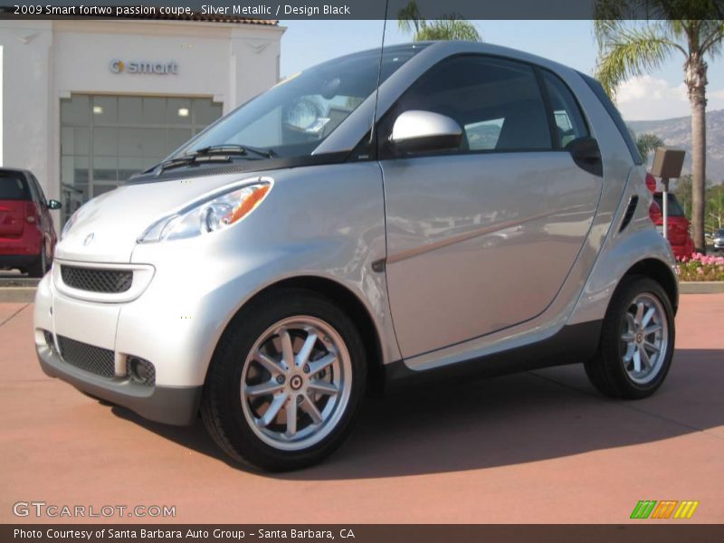 Silver Metallic / Design Black 2009 Smart fortwo passion coupe