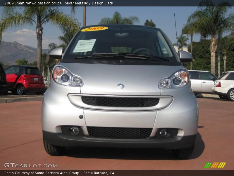 Silver Metallic / Design Black 2009 Smart fortwo passion coupe