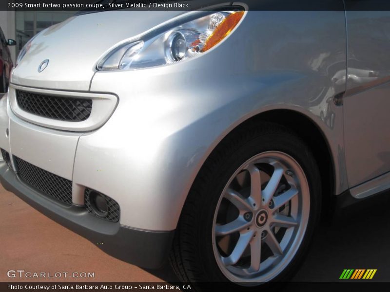 Silver Metallic / Design Black 2009 Smart fortwo passion coupe