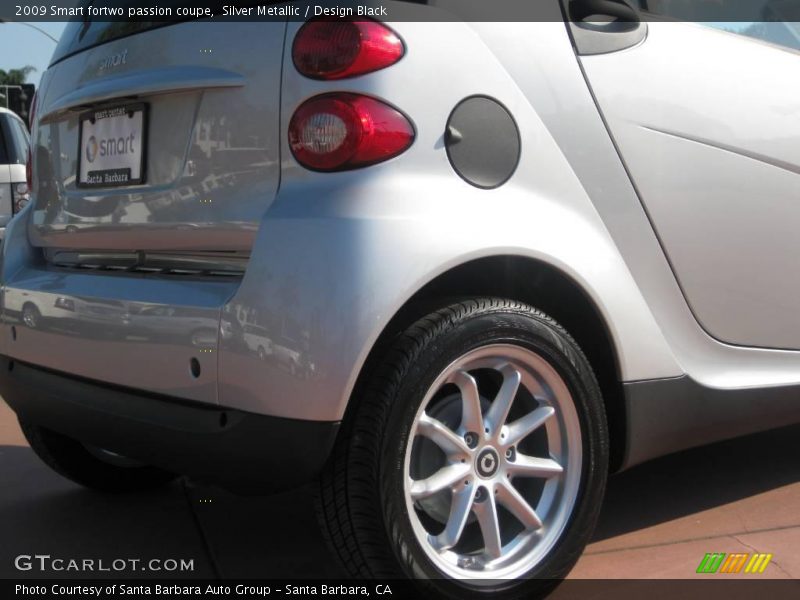 Silver Metallic / Design Black 2009 Smart fortwo passion coupe