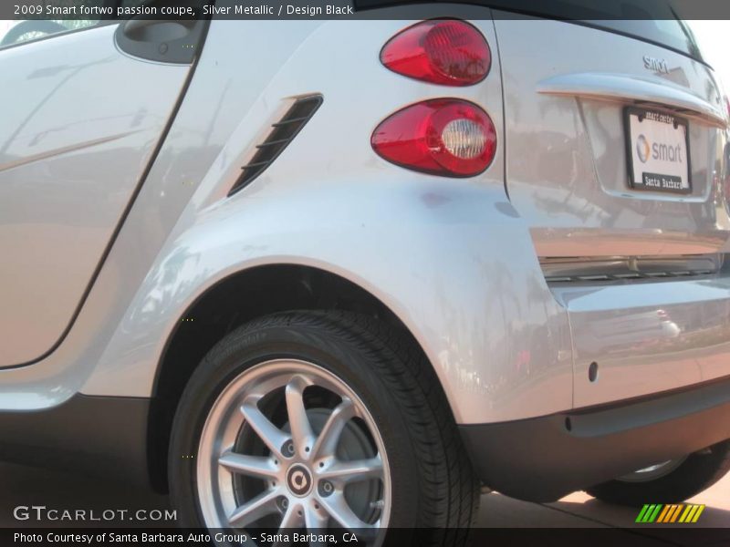 Silver Metallic / Design Black 2009 Smart fortwo passion coupe