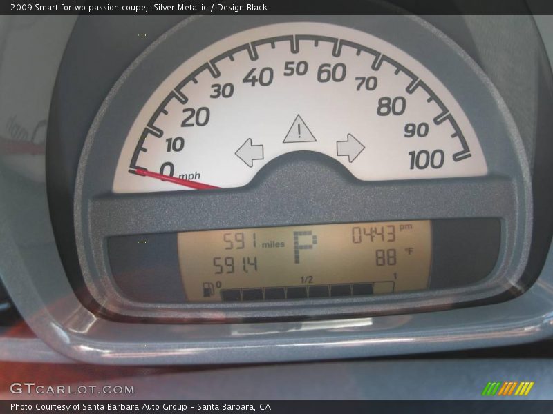 Silver Metallic / Design Black 2009 Smart fortwo passion coupe