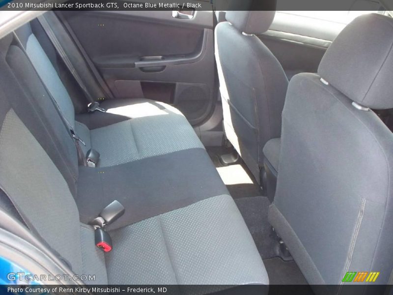 Octane Blue Metallic / Black 2010 Mitsubishi Lancer Sportback GTS