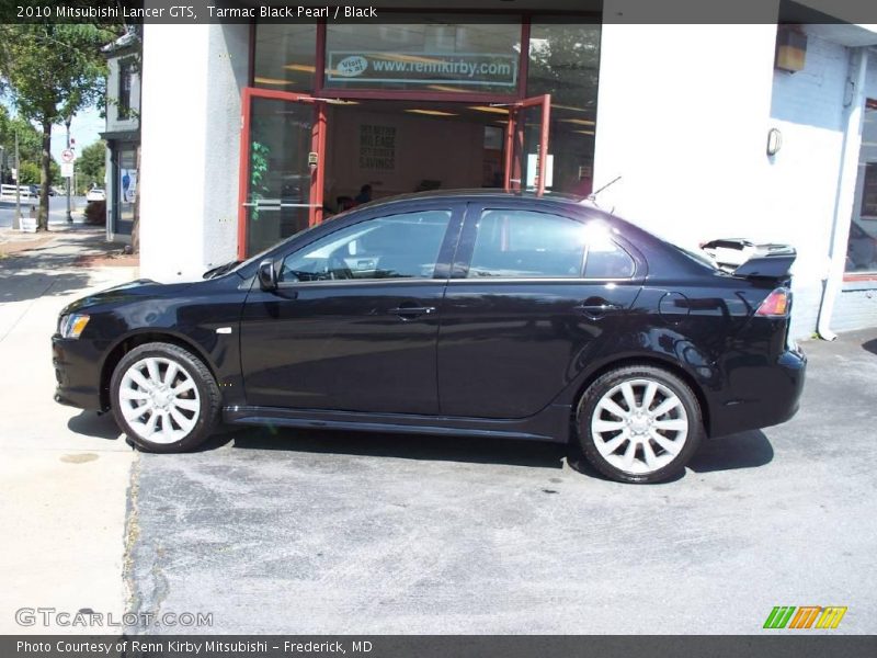 Tarmac Black Pearl / Black 2010 Mitsubishi Lancer GTS