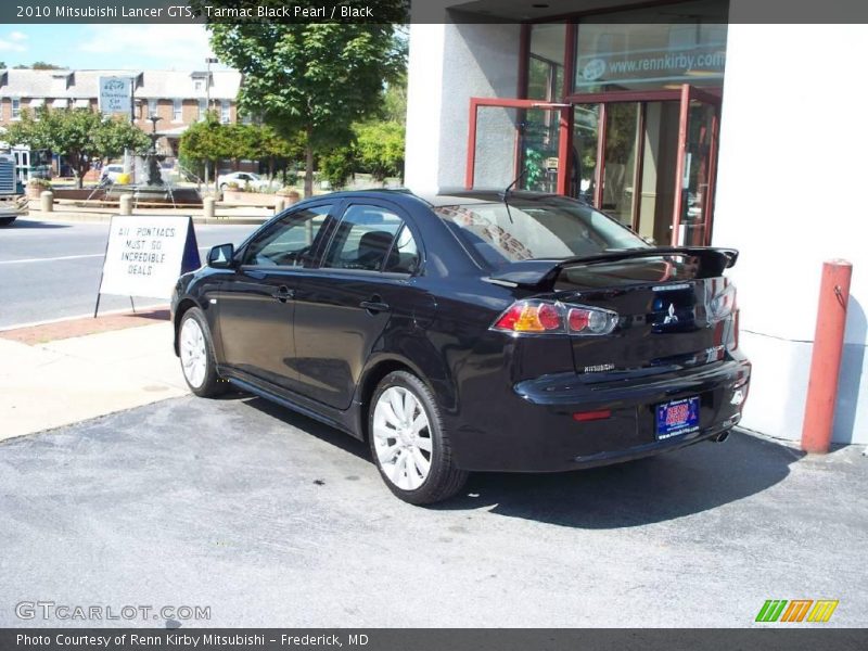 Tarmac Black Pearl / Black 2010 Mitsubishi Lancer GTS