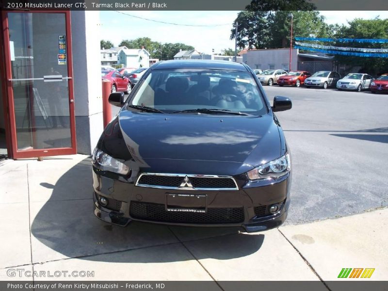 Tarmac Black Pearl / Black 2010 Mitsubishi Lancer GTS