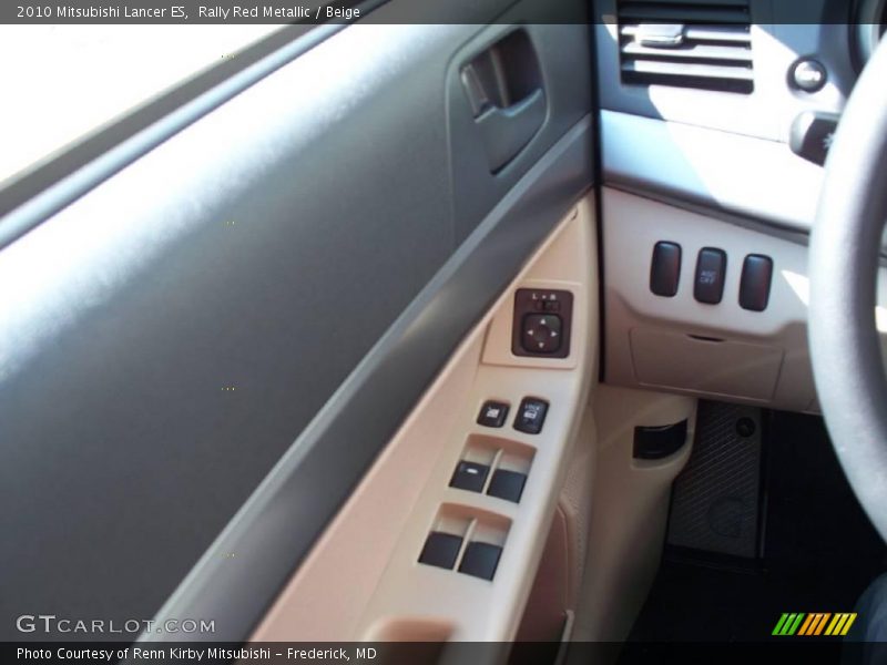 Rally Red Metallic / Beige 2010 Mitsubishi Lancer ES