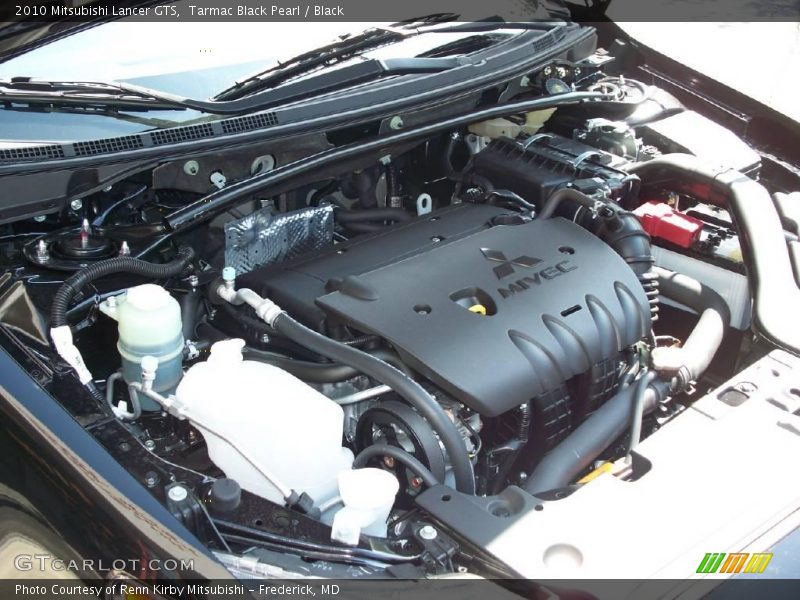 Tarmac Black Pearl / Black 2010 Mitsubishi Lancer GTS