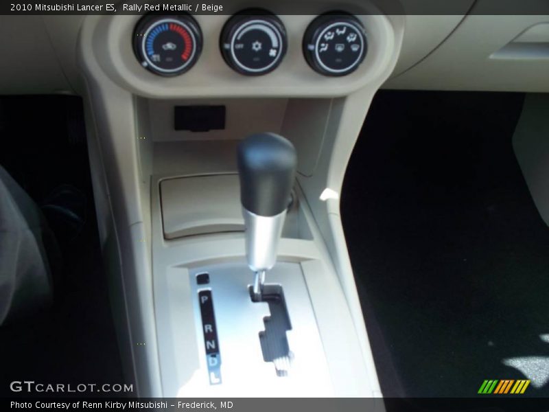 Rally Red Metallic / Beige 2010 Mitsubishi Lancer ES