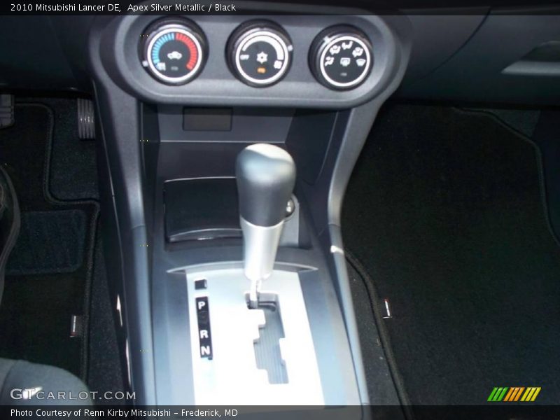 Apex Silver Metallic / Black 2010 Mitsubishi Lancer DE