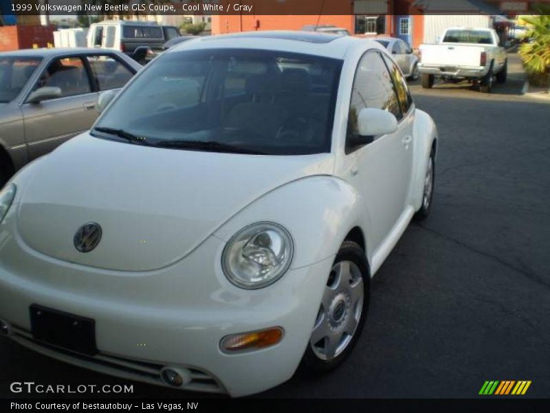Cool White / Gray 1999 Volkswagen New Beetle GLS Coupe