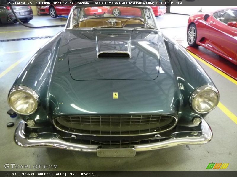 Casa Genziana Metallic (House Blue) / Pelle Naturale 1956 Ferrari 250 GT Pinin Farina Coupe Speciale