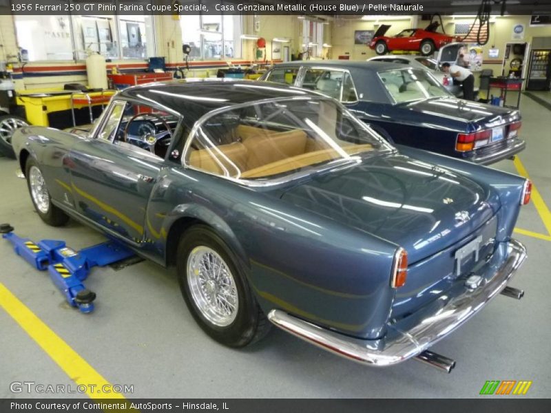 Casa Genziana Metallic (House Blue) / Pelle Naturale 1956 Ferrari 250 GT Pinin Farina Coupe Speciale