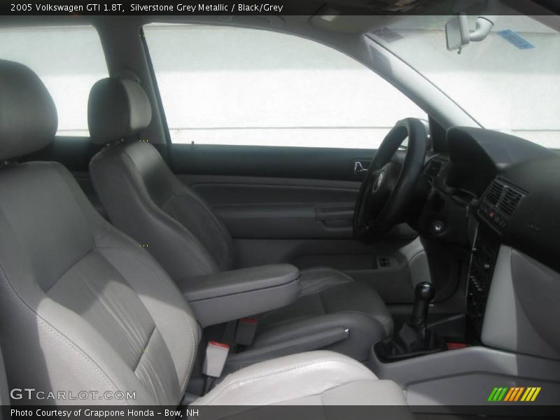 Silverstone Grey Metallic / Black/Grey 2005 Volkswagen GTI 1.8T