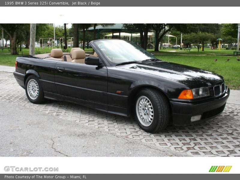 Jet Black / Beige 1995 BMW 3 Series 325i Convertible