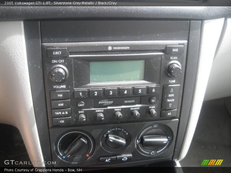 Silverstone Grey Metallic / Black/Grey 2005 Volkswagen GTI 1.8T