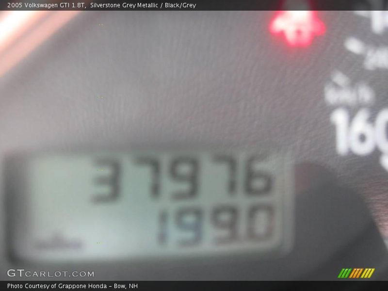 Silverstone Grey Metallic / Black/Grey 2005 Volkswagen GTI 1.8T