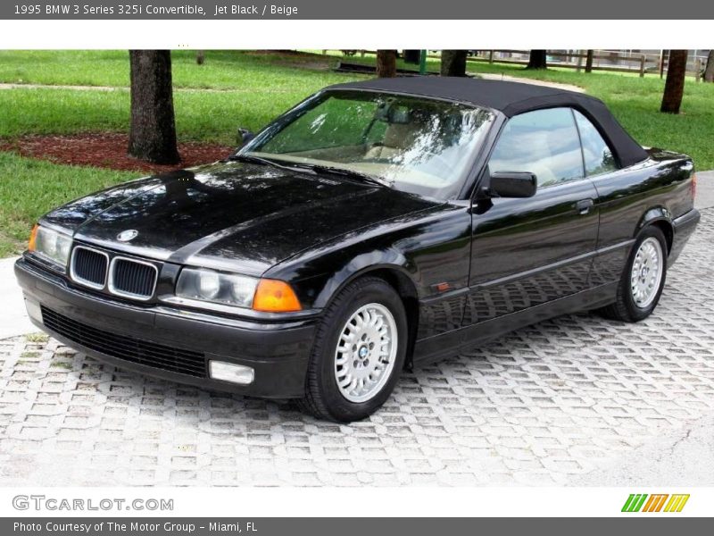 Jet Black / Beige 1995 BMW 3 Series 325i Convertible