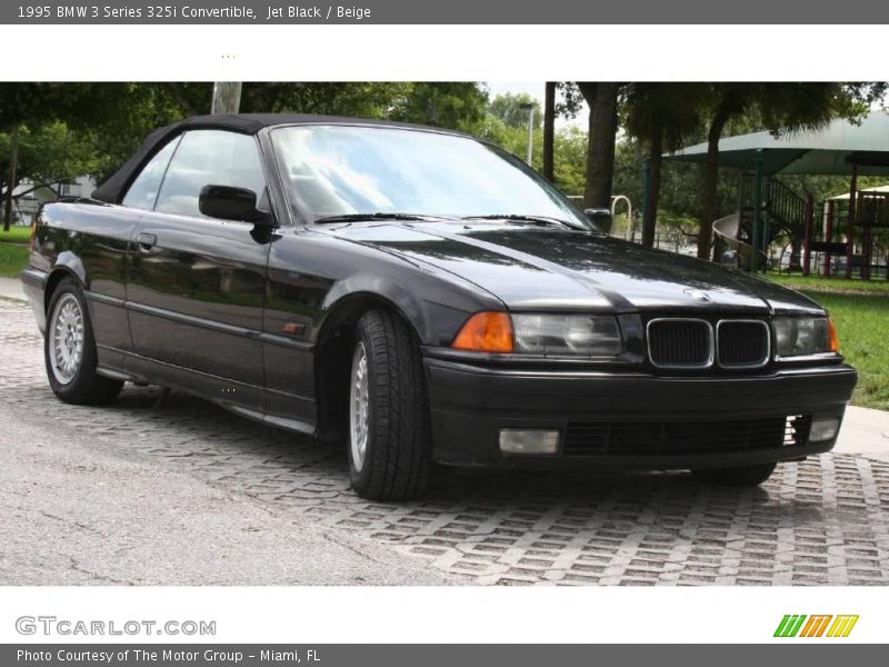 Jet Black / Beige 1995 BMW 3 Series 325i Convertible