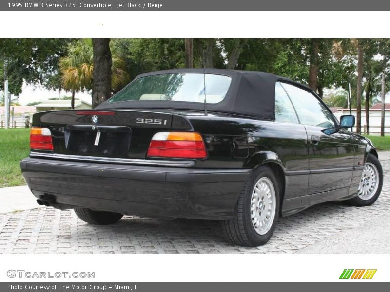 Jet Black / Beige 1995 BMW 3 Series 325i Convertible