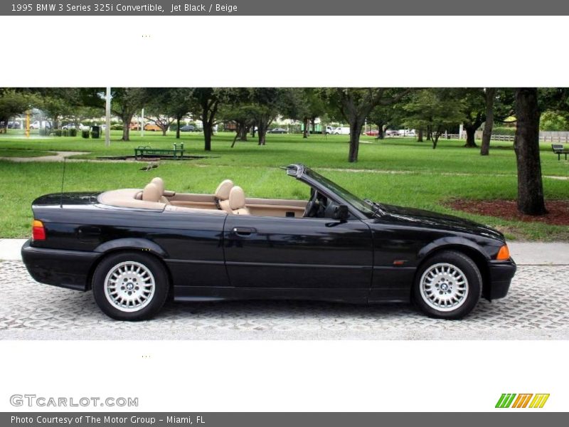 Jet Black / Beige 1995 BMW 3 Series 325i Convertible