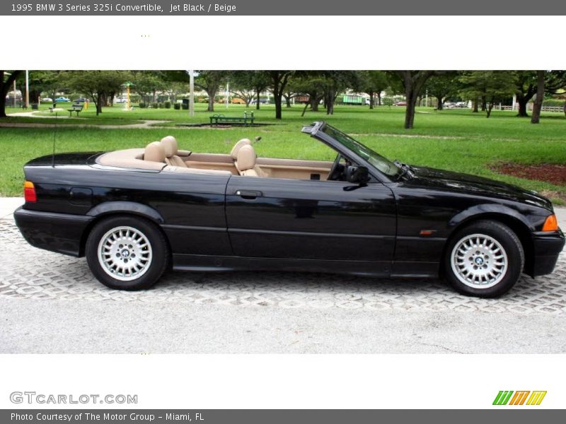 Jet Black / Beige 1995 BMW 3 Series 325i Convertible