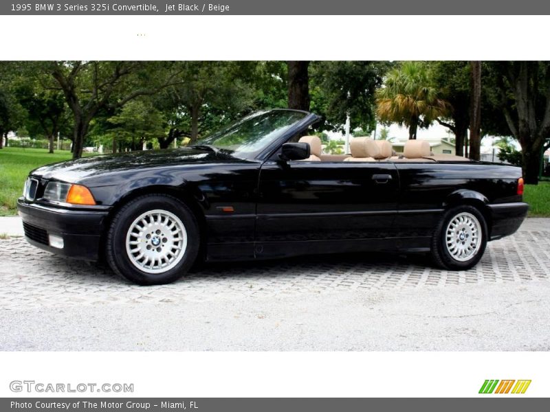 Jet Black / Beige 1995 BMW 3 Series 325i Convertible