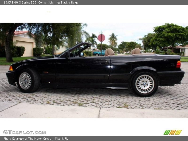 Jet Black / Beige 1995 BMW 3 Series 325i Convertible
