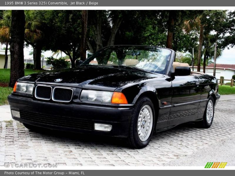 Jet Black / Beige 1995 BMW 3 Series 325i Convertible