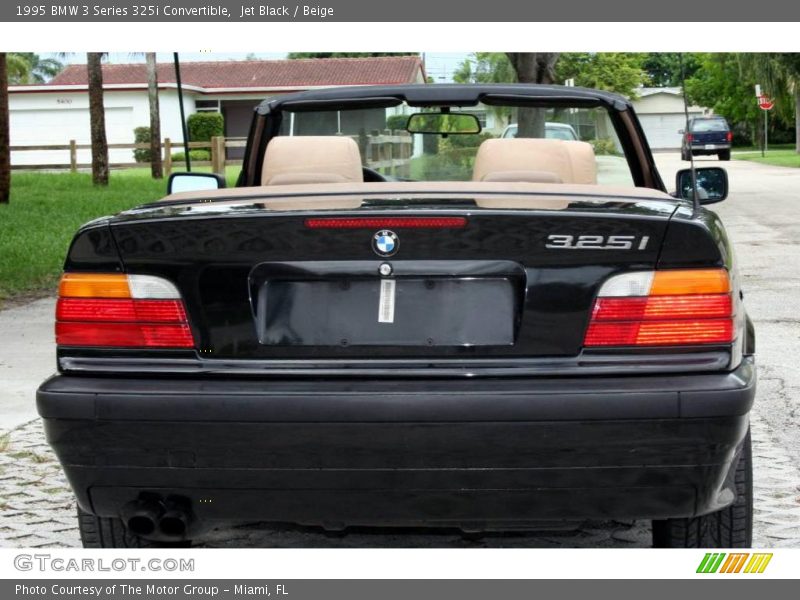 Jet Black / Beige 1995 BMW 3 Series 325i Convertible