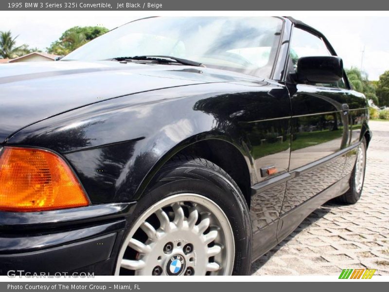 Jet Black / Beige 1995 BMW 3 Series 325i Convertible