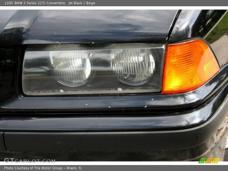Jet Black / Beige 1995 BMW 3 Series 325i Convertible
