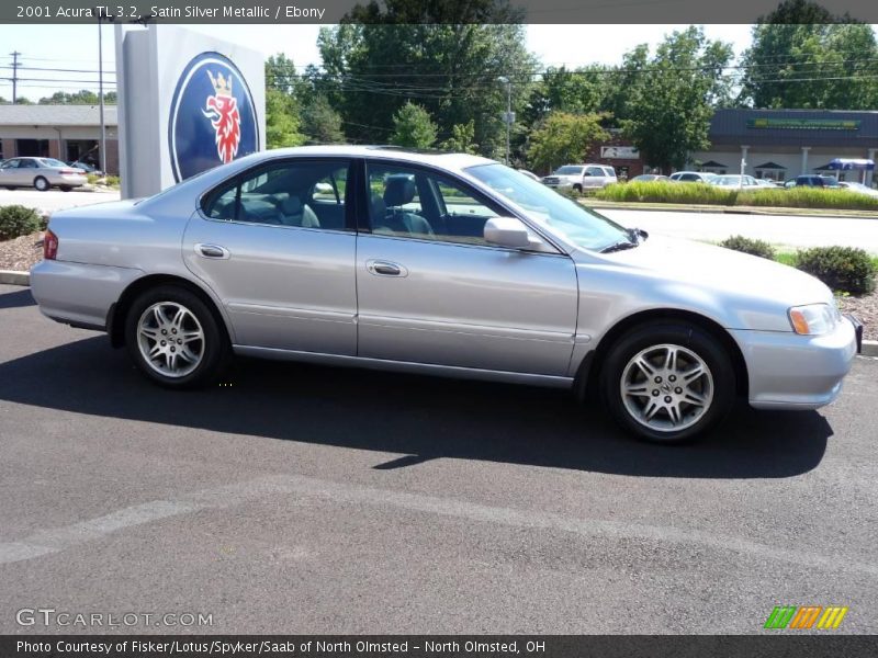 Satin Silver Metallic / Ebony 2001 Acura TL 3.2