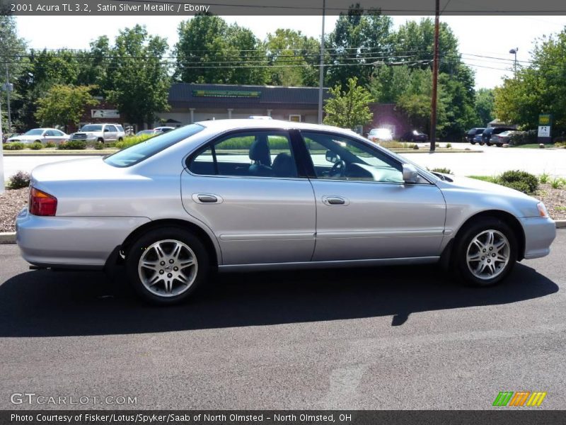 Satin Silver Metallic / Ebony 2001 Acura TL 3.2