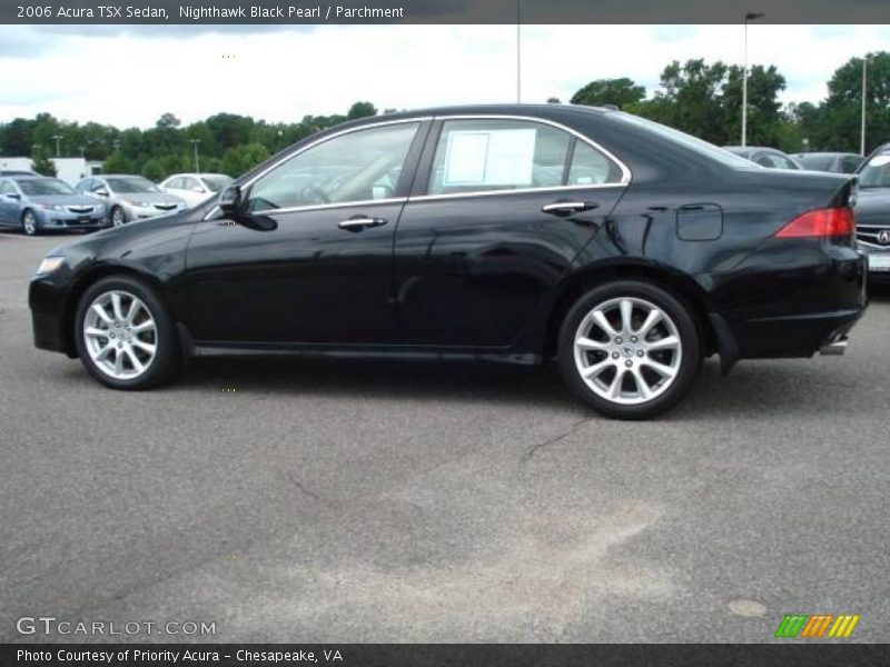 Nighthawk Black Pearl / Parchment 2006 Acura TSX Sedan
