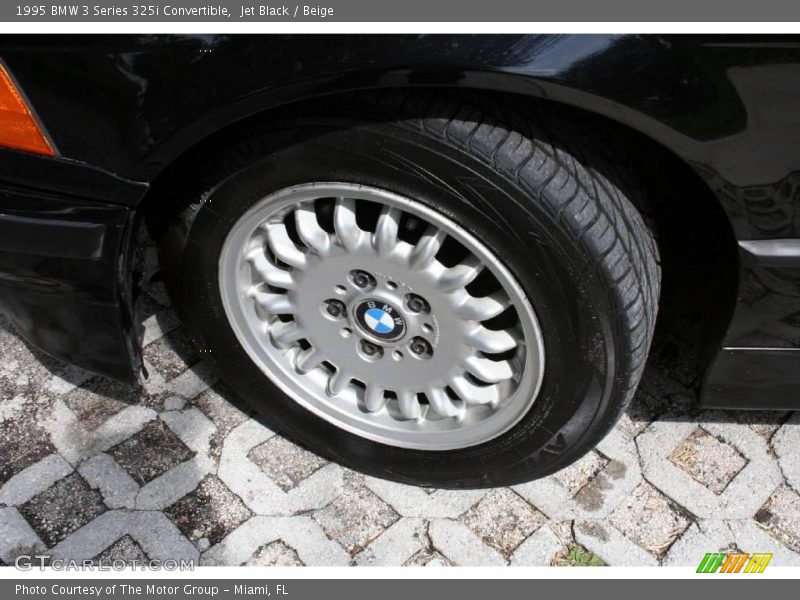 Jet Black / Beige 1995 BMW 3 Series 325i Convertible