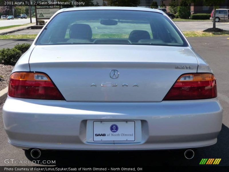 Satin Silver Metallic / Ebony 2001 Acura TL 3.2