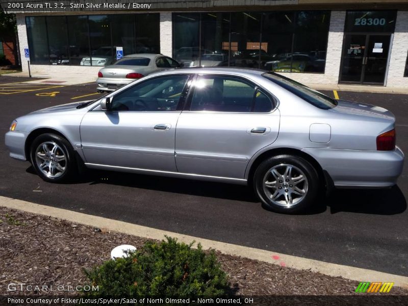Satin Silver Metallic / Ebony 2001 Acura TL 3.2