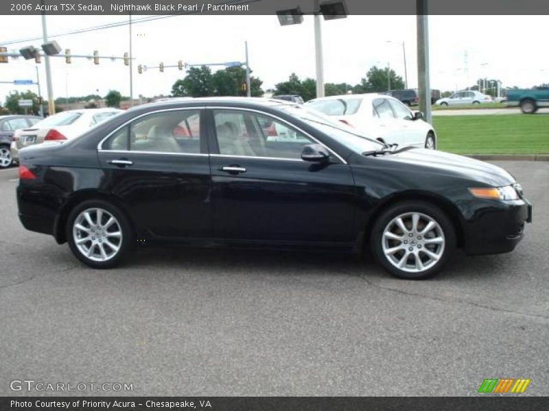 Nighthawk Black Pearl / Parchment 2006 Acura TSX Sedan