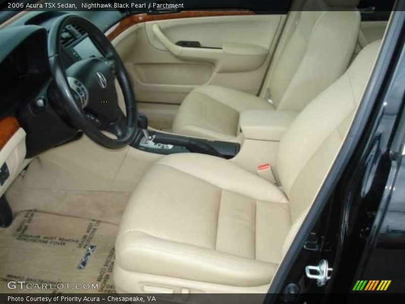 Nighthawk Black Pearl / Parchment 2006 Acura TSX Sedan