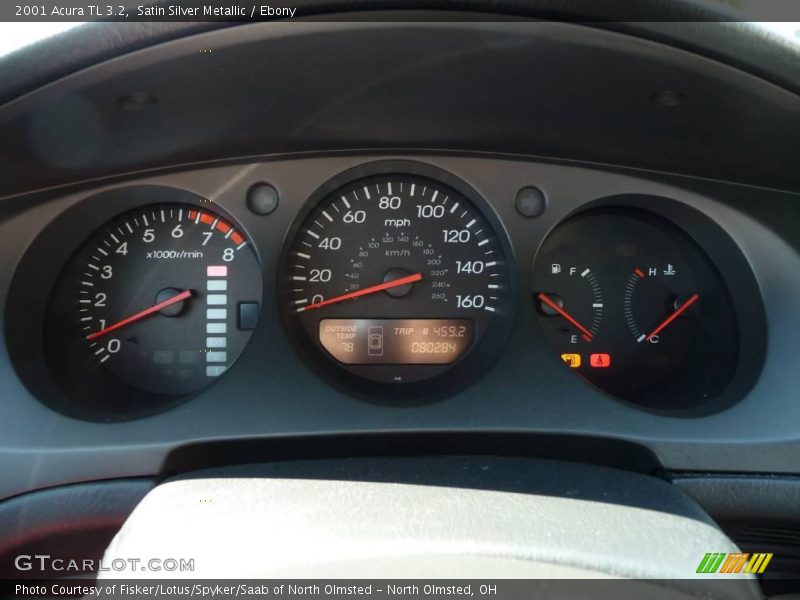 Satin Silver Metallic / Ebony 2001 Acura TL 3.2