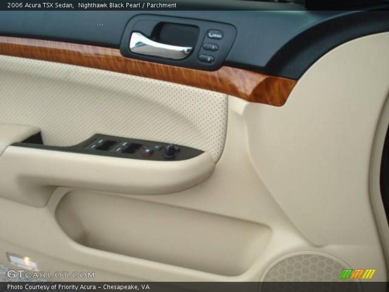 Nighthawk Black Pearl / Parchment 2006 Acura TSX Sedan