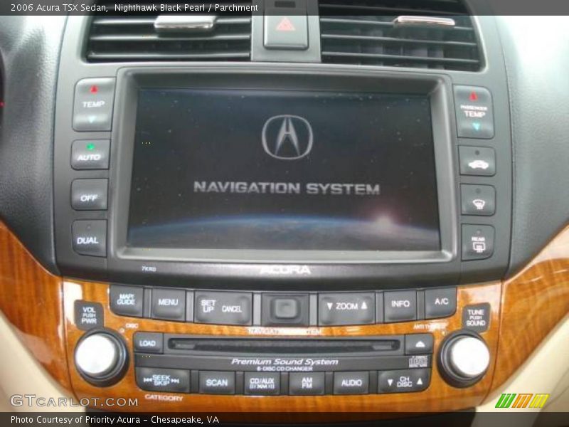 Nighthawk Black Pearl / Parchment 2006 Acura TSX Sedan