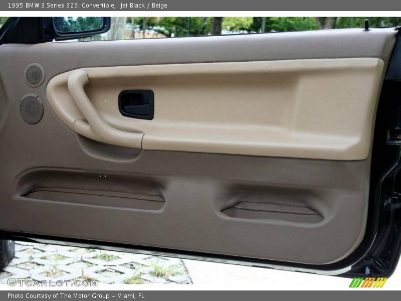 Jet Black / Beige 1995 BMW 3 Series 325i Convertible
